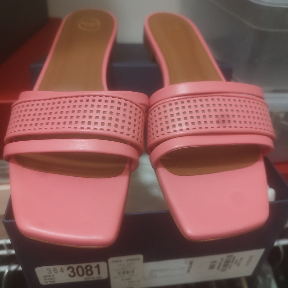 Malone Pink Slide Sandals